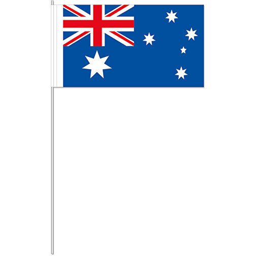 Dekofahne 'Australien' , Offsetpapier 80g/qm, 12,00cm x 40,00cm x 24,00cm (Länge x Höhe x Breite), Bild 1