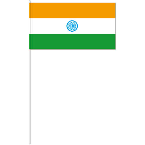 Dekofahne 'Indien' , Offsetpapier 80g/qm, 12,00cm x 40,00cm x 24,00cm (Länge x Höhe x Breite), Bild 1