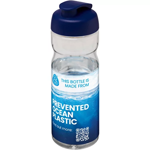 Bouteille de sport H2O Active® Eco Base 650ml avec couvercle à bascule, Image 2