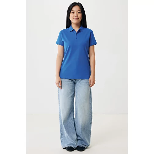 Iqoniq Yosemite Polo piqué pour femme en coton rec. bleu royal, Image 5