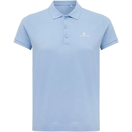 Iqoniq Yosemite Polo piqué pour femme en coton rec. bleu ciel, Image 3