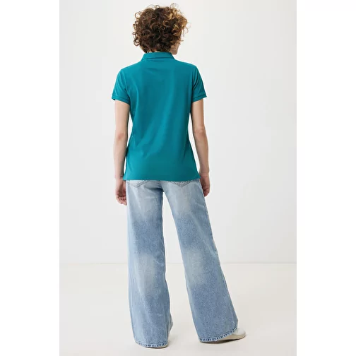 Iqoniq Yosemite Polo piqué pour femme en coton rec., verdigris, Image 5