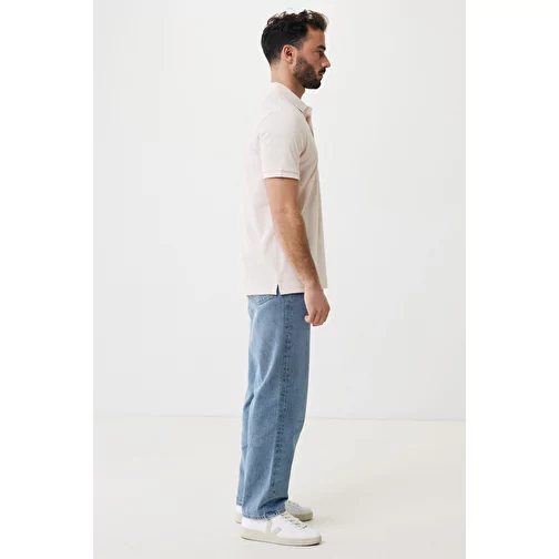 Polo piqué Iqoniq Yosemite en coton recyclé, cloud pink, Image 13