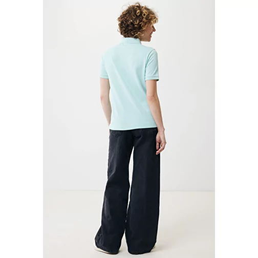 Polo piqué Iqoniq Yosemite en coton recyclé, crushed mint, Image 7