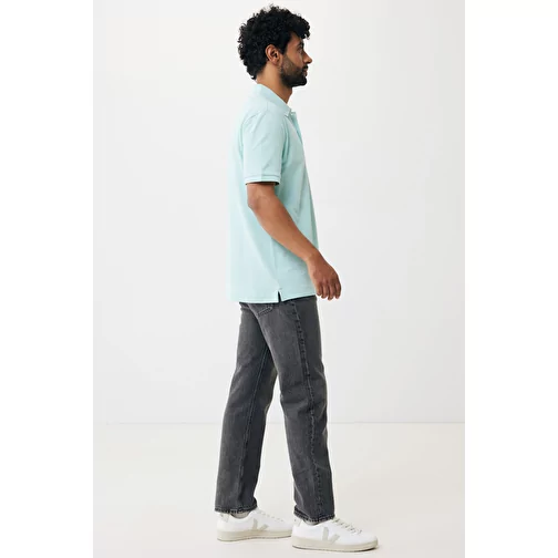 Polo piqué Iqoniq Yosemite en coton recyclé, crushed mint, Image 11