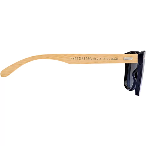 Tan Lunettes de soleil avec branches en bambou, Image 2