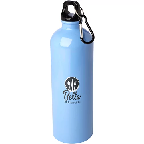Gourde en acier inoxydable à simple paroi Oregon 750 ml, certifiée RCS, avec mousqueton, Image 2