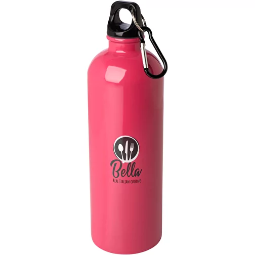 Gourde en acier inoxydable à simple paroi Oregon 750 ml, certifiée RCS, avec mousqueton, Image 2