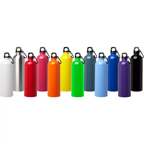 Gourde en acier inoxydable à simple paroi Oregon 750 ml, certifiée RCS, avec mousqueton, Image 5