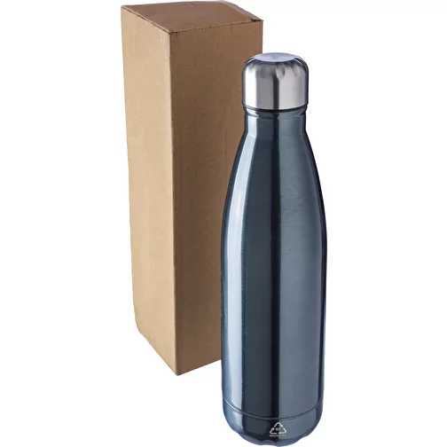 Gourde simple paroi en acier inoxydable recyclé de 650 ml Cliff, Image 4