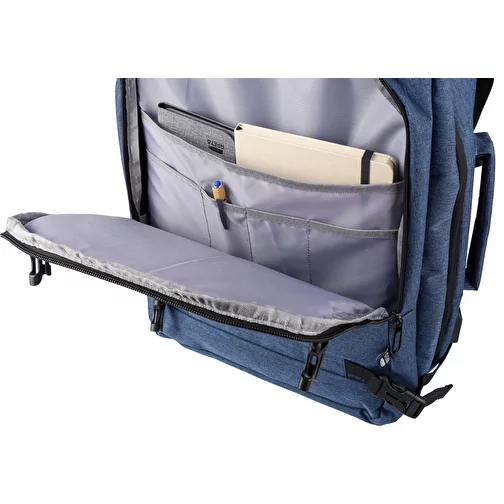 Sac à dos porte-ordinateur de 17 en polyester rPET 300D Malcolm, Image 10