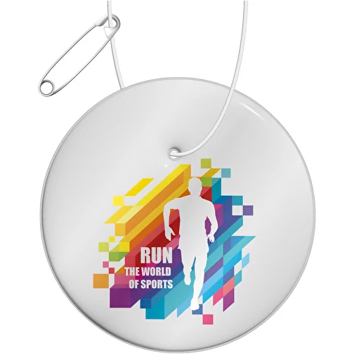 RFXT H-16 Pendentif rond en PVC léger et réfléchissant, Image 2