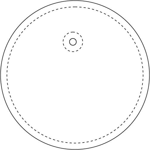RFXT H-16 Pendentif rond en PVC léger et réfléchissant, Image 4