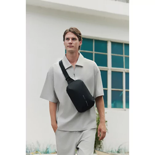 Urban sling-bag hydrofuge, noir, Image 19