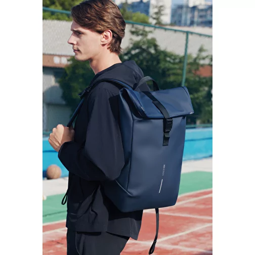Urban sac à dos imperméable Flap-Top, bleu marine, Image 10