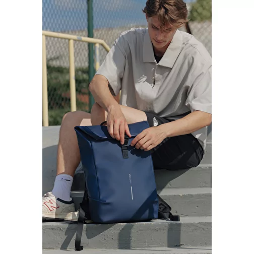 Urban sac à dos imperméable Flap-Top, bleu marine, Image 17