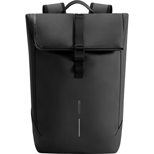 Urban sac à dos imperméable Flap-Top, noir, Image 1