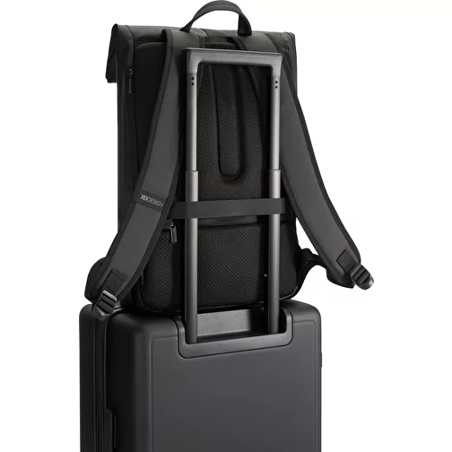 Urban sac à dos imperméable Flap-Top, noir, Image 8