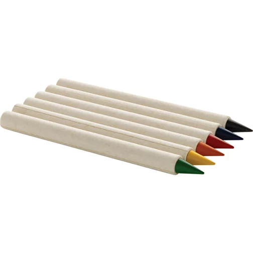Micki GRS Infinity set de 6 crayons de couleur, blanc, Image 1