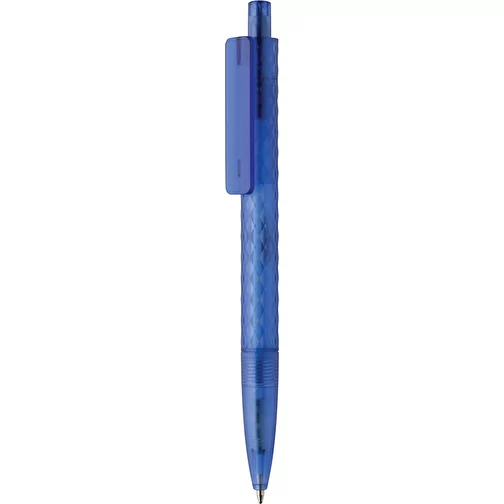 X3 Stylo Frosted en PC recyclé GRS, bleu, Image 1