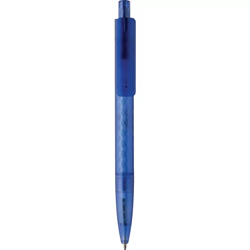 X3 Stylo Frosted en PC recyclé GRS, bleu, Image 2