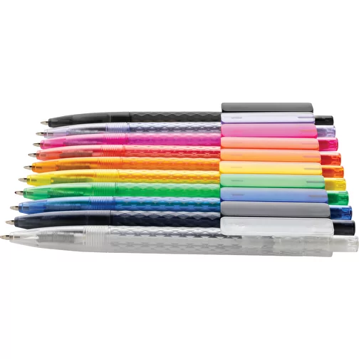 X3 Stylo Frosted en PC recyclé GRS, blanc, Image 5