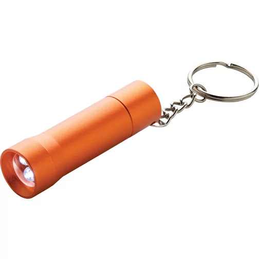 Lampe de poche porte-clés Flash en aluminium RCS rec., orange, Image 1
