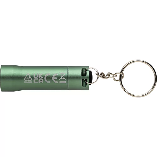 Flash lampe de poche porte-clés en aluminium RCS rec., vert, Image 3