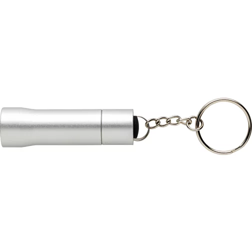 Lampe de poche porte-clés Flash en aluminium RCS rec., gris argenté, Image 2