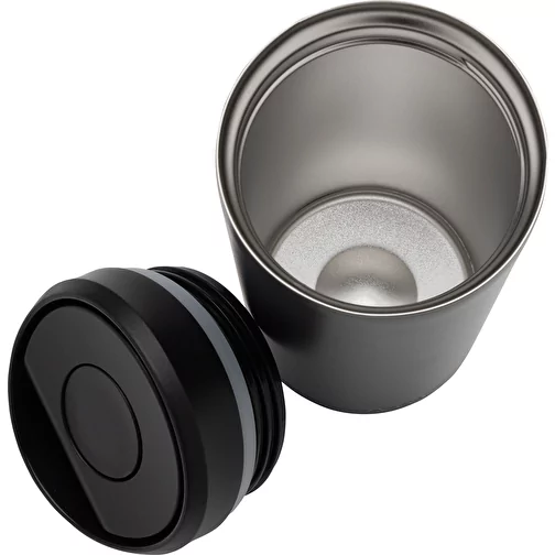 Avira Alix gobelet cliquable en acier RCS rec. 400ml, noir, Image 5