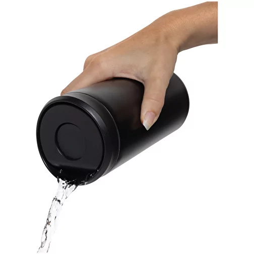 Avira Alix gobelet cliquable en acier RCS rec. 400ml, noir, Image 6