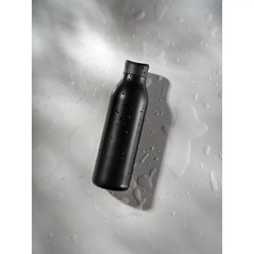 Bouteille d\'eau Avira Alok 600ml en acier RCS rec. 360, noir, Image 12
