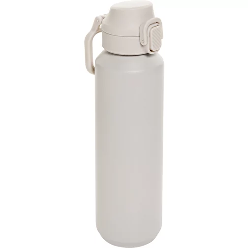 Via RCS Re-Steel Bouteille de sport avec bouchon, 600ml, beige, Image 1