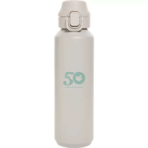 Via RCS Re-Steel Bouteille de sport avec bouchon, 600ml, beige, Image 10
