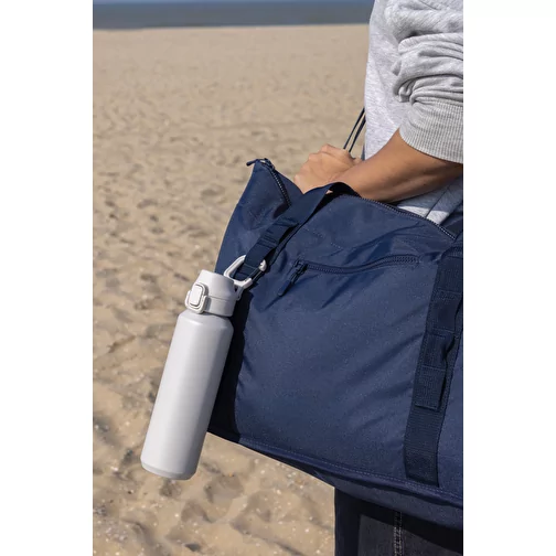 Via RCS Re-Steel Bouteille de sport avec bouchon, 600ml, beige, Image 12
