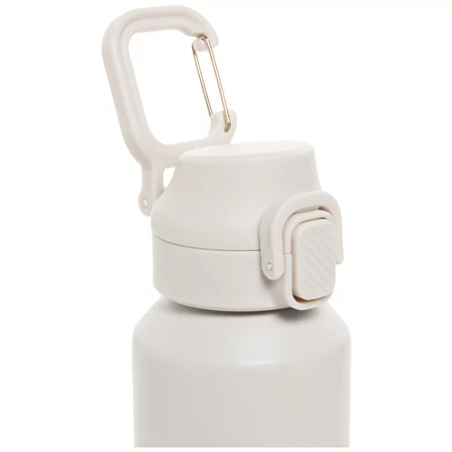 Via RCS Re-Steel Bouteille de sport avec bouchon, 600ml, beige, Image 6