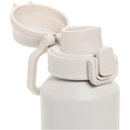 Via RCS Re-Steel Bouteille de sport avec bouchon, 600ml, beige, Image 8