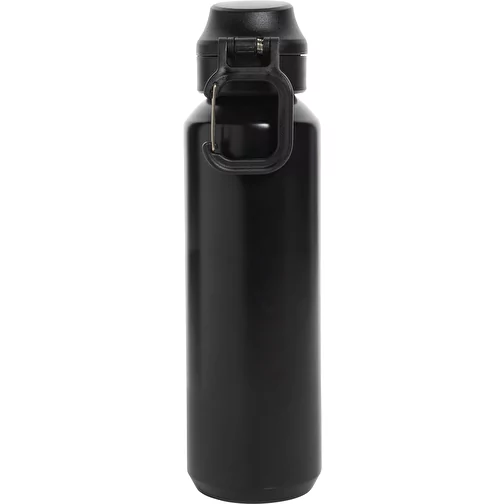 Via RCS Re-Steel Bouteille de sport avec bouchon, 600ml, noir, Image 4