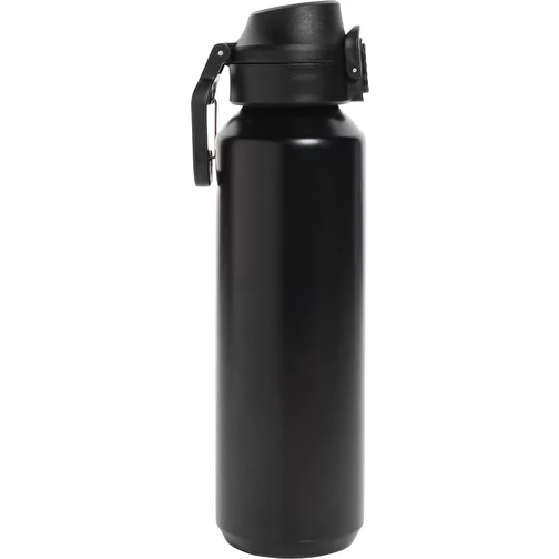 Via RCS Re-Steel Bouteille de sport avec bouchon, 600ml, noir, Image 5