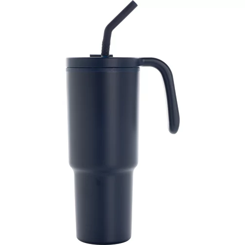 Graphic 360 Gobelet en acier recyclé certifié RCS. Acier, 900ml, bleu marine, Image 2