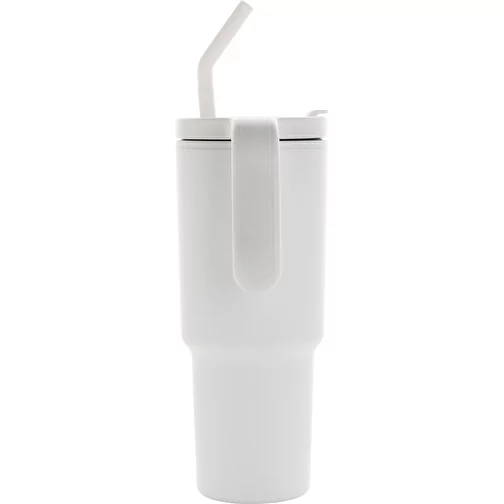 Graphic 360 Gobelet en plastique recyclé certifié RCS. Acier, 900ml, blanc, Image 3