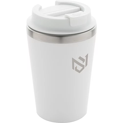 Gobelet Java 350ml double paroi en PP recyclé RCS, blanc, Image 8