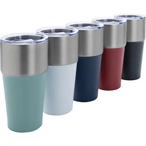 Gobelet Fluid en acier recyclé certifié RCS, 500ml, bleu marine, Image 8