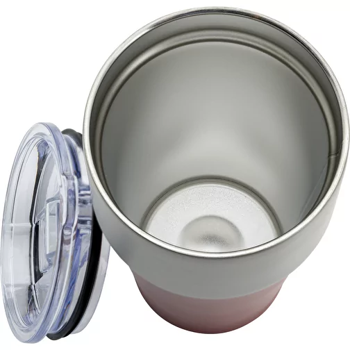 Gobelet Fluid en acier recyclé certifié RCS, 500ml, rouge, Image 6