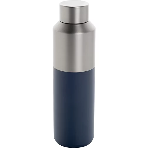 Bouteille Fluid en acier recyclé certifié RCS, 600ml, bleu marine, Image 1