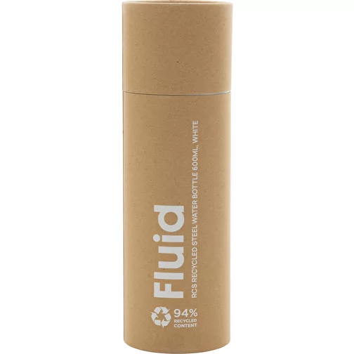 Bouteille de fluide en acier recyclé certifié RCS, 600ml, blanc, Image 12