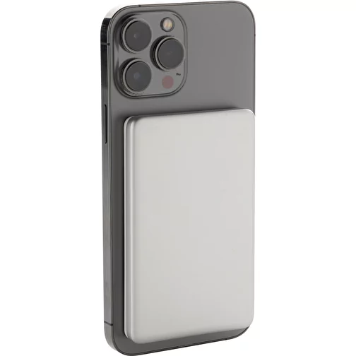 Orion 5.000mAh 5W powerbank magnétique en RCS rec. alu, argenté, Image 6