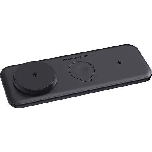 Urban Vitamin Torrance 3-en-1 Chargeur magnétique RCS 15W, noir, Image 4