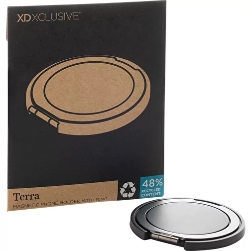 Terra Magnetic support magnétique pour téléphone portable avec anneau, gris, Image 10
