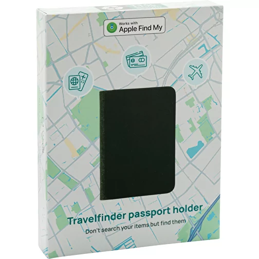 Trackmate RCS Sacoche de poche en polyester avec localisation mondiale, noir, Image 15